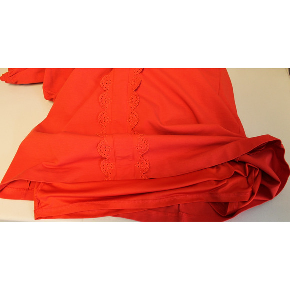 Boden Alexandra Ponte Dress Modest Eyelet Midi Career Holiday Church‎ Red - 14R - Picture 7 of 11